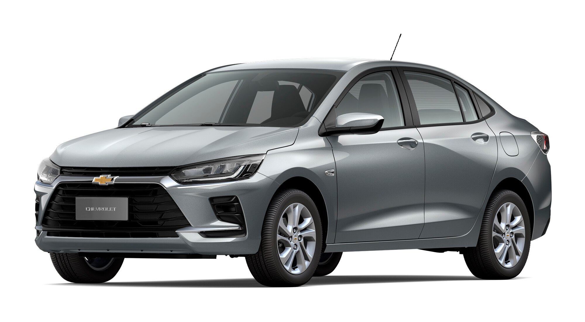 Conheça o Onix Plus 2027 no modelo LTZ Turbo AT na cor Prata Shark